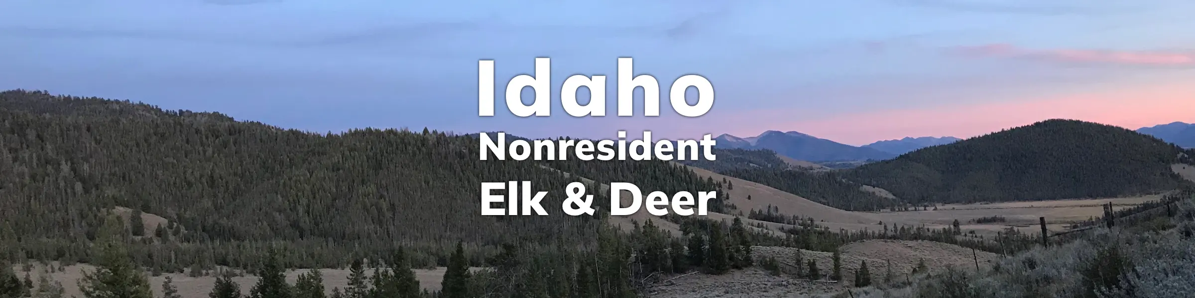 Idaho Nonresident Elk