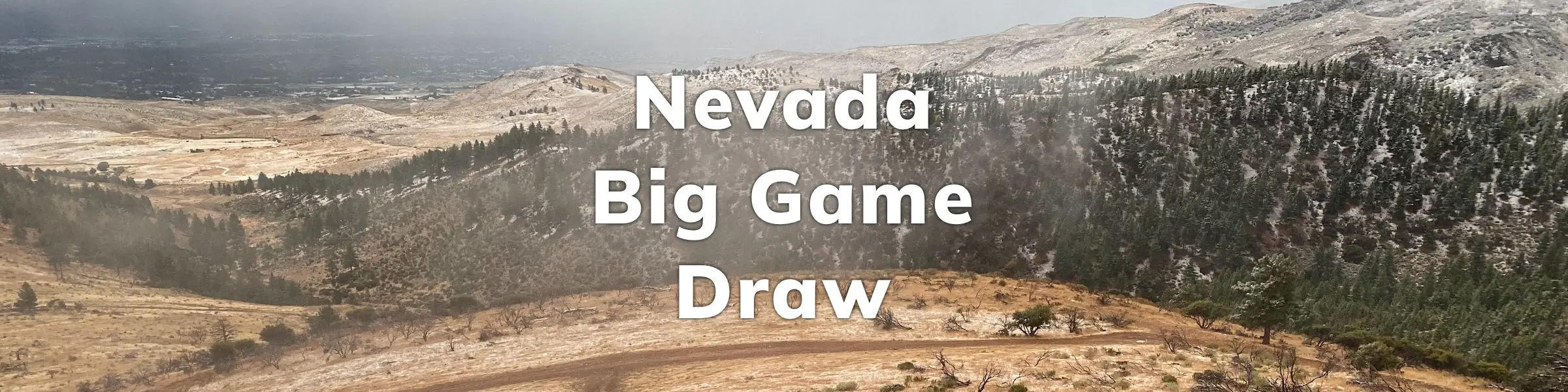 Nevada Big Game Draw
